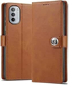 SHINESTAR Ultimate Leather Finish Flip Back Cover for Motorola Moto G52 ...