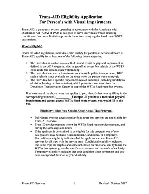 Fillable Online Trans-AID Eligibility Application - Winston-Salem ...