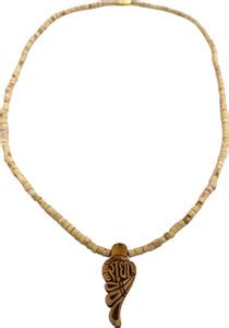 Dev Samagri Original Tulsi Beed mala with Radha naam Tulsi locket Wood ...