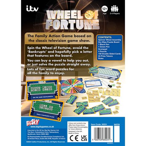 Wheel Of Fortune Takeaway Board Game | The Entertainer