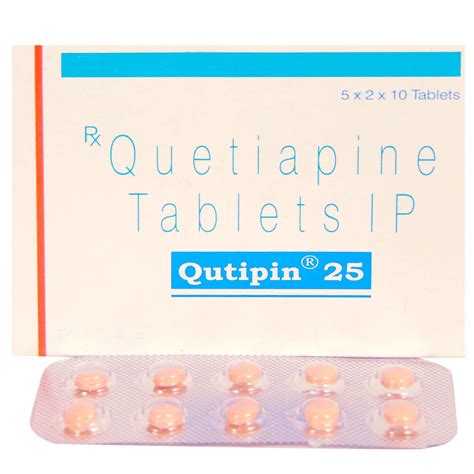 Qutipin 25 Tablet | Uses, Side Effects, Price | Apollo Pharmacy