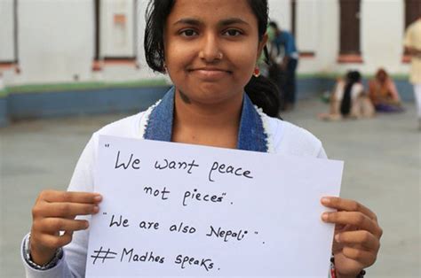 A Group Of People In Nepal Are Expressing Their Plight Using The ...