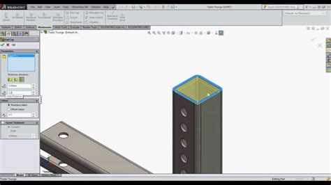 Image result for SolidWorks End Cap Tutorial
