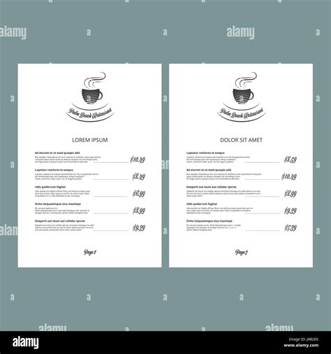 Image result for Menu Front Page Design
