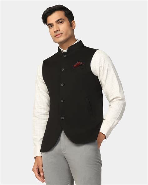 Buy Men's Waistcoats & Bandhgala for Men Online - Blackberrys
