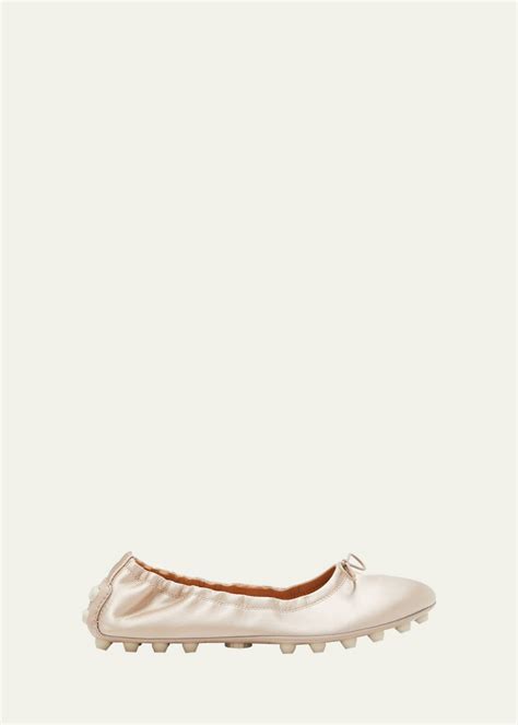 Tod's Men's Satin Gommini Ballet Flats - Bergdorf Goodman