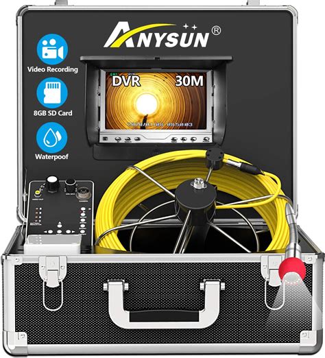 Buy Pipe Sewer Inspection Camera Anysun Waterproof IP68 30m Drain Pipe ...