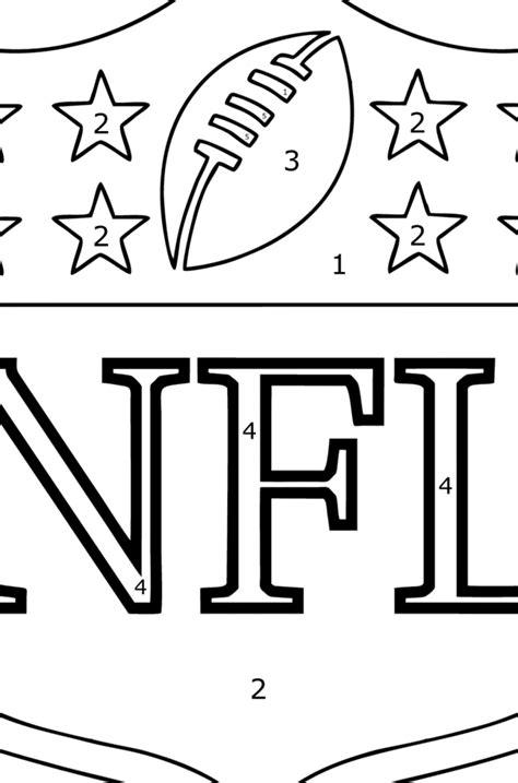 Nfl Logo Coloring Pages For Kids