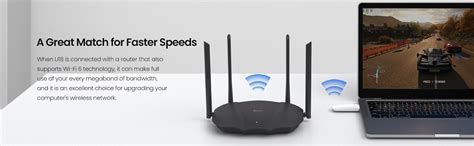 Tenda U18 AX1800 Wi-Fi 6 Dual Band USB 3.0 Wireless Adapter for PC ...