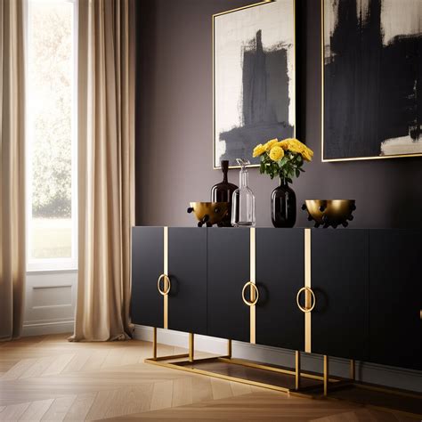 Joss & Main Modern Glam Iron Metal 13" Bubble Bowl In Gold and Black ...