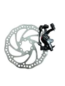 RITIK BIKES Front Rear Text Machine Plate Disc Rotor Brake Kit Calipers ...
