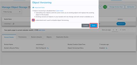 Object Versioning | E2E Cloud