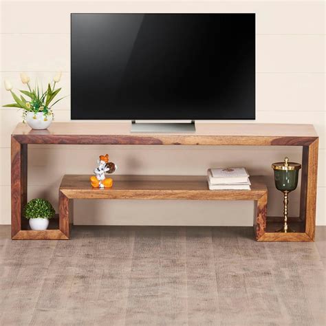 Buy Helios Ester Sheesham Wood TV Unit - Brown from Helios by Home ...