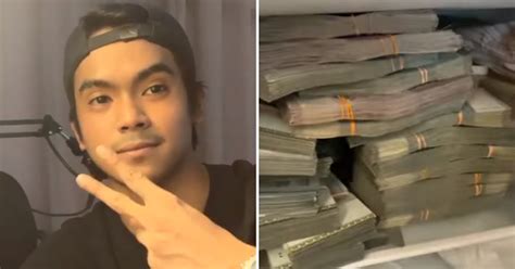 Malaysian Vocalist Shows Fans Refrigerator Packed With Currency Notes