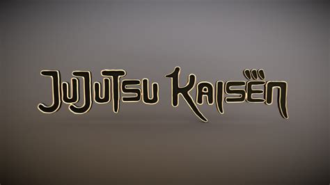 Jujutsu Kaisen logo - Buy Royalty Free 3D model by yogi_sandhi [9ef17e2 ...