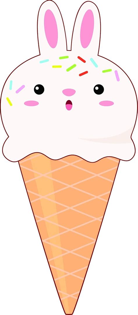 Buy Kawaii Baby Animal Ice Cream Cute Sprinkle Dessert Food Cartoon ...