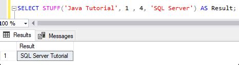 Image result for SQL Server Stuff Function