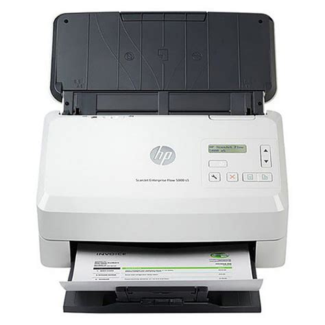 HP ScanJet Ent Flow 5000 s5 High-Speed, High-Volume Document Scanner ...