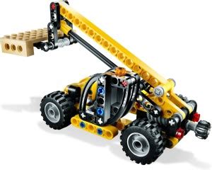 WudCraft DIY Decool JISI Architect 3347 Telehandler Crane Building ...