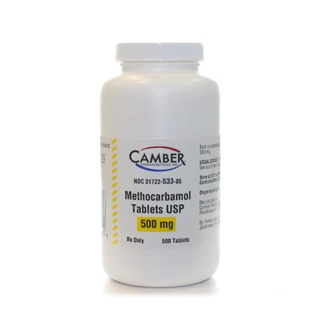 Methocarbamol 500 mg Tablets, 500 Counts | McGuff