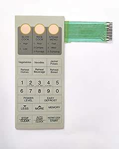 Able R3A65 Microwave Oven Membrane Keypad : Amazon.in: Home & Kitchen