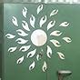 Buy Wall1ders Atulya Arts OFFERING - Sun Wall Sticker Silver (Pack of ...