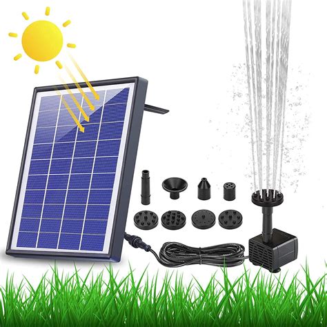 Aisitin 6 5 W Solar Fountain Built In 1500 Mah | Desertcart INDIA