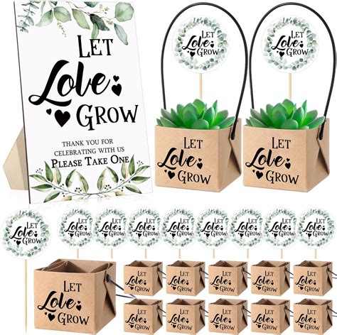 Amazon.com: Soaoo 101 Pcs Wedding Favors for Guests Bulk with 1 Let ...