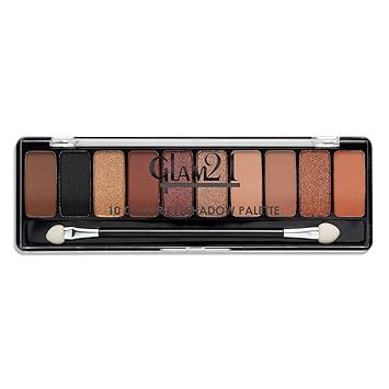 Buy Glam21 Get Smoky 10 Color Eyeshadow Palette |Long-Lasting | Smudge ...
