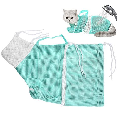 Legendog Cat Cleaning Bag Multifunctional Scratch Resisted Cat Bath Bag ...