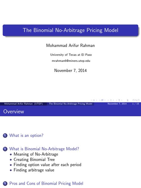 Image result for Binomial Model Presentation