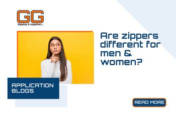 Are Zipper Different For Men And Women? – GG Zippers