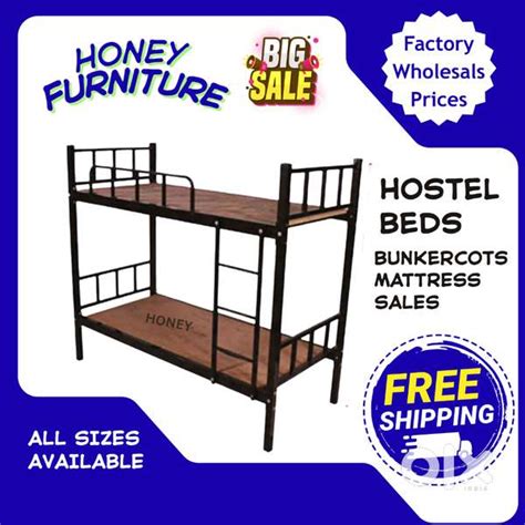 Buy Hostel Beds & Bunk Cots – All Sizes Available, Free Shipping ...