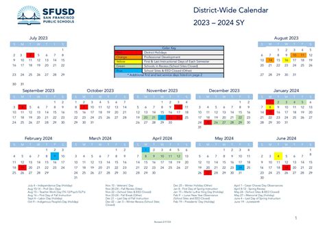 Sf Unified Calendar
