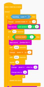 Image result for Coding Scratch Games Zombie