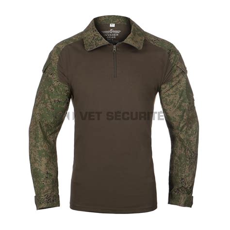 Digital Flora Combat Shirt - Invader Gear