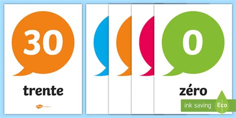 French Numbers 1-30 Worksheet | Twinkl