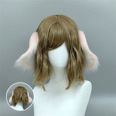 Fluffy Dog Drooping Ears Headband Furry Plush Headband Anime Cosplay ...