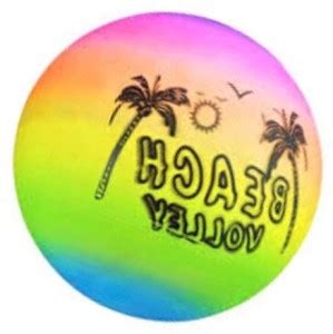 Weber Rubber Moulded Beach Ball / Multicolor Ball , 1 Ball Pack , CC65 ...