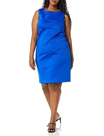Buy Calvin Klein Women's Plus Size Sleeveless Starburst Sheath Dress ...