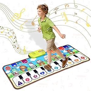 Buy Agudo musical piano mat for kids babies baby playing mat with music ...