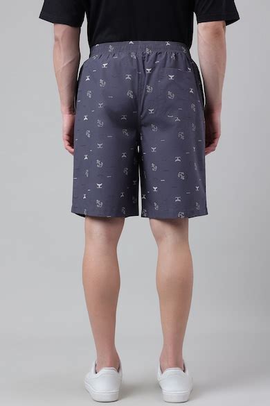 Buy Men Grey Print Casual Online - 39952036 | Van Heusen