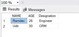 Image result for Intersect Operator in SQL