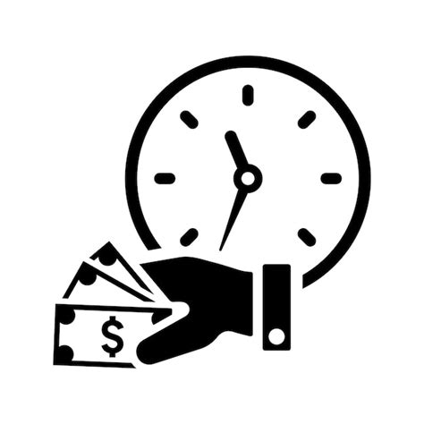 Time is money icon design | Premium Vector