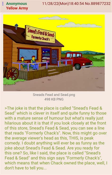 Sneed's Feed and Seed | /r/Greentext | Greentext Stories | Know Your Meme