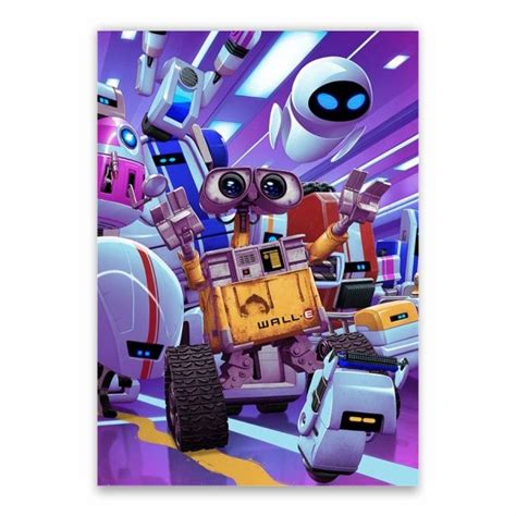 Wall-E Cartoon Collage Poster - A1 | Shop Today. Get it Tomorrow ...