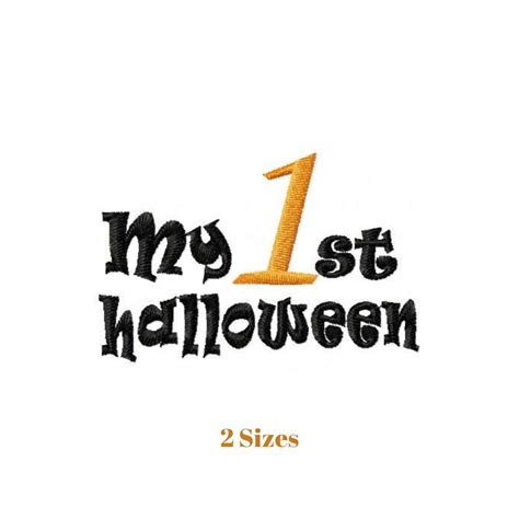 My 1st Halloween Embroidery Design-diy Sewing Projects&home Decor ...