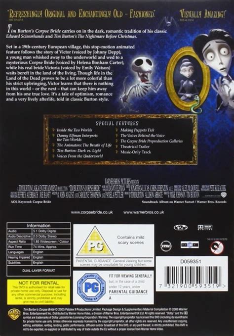 Image result for Original Corpse Bride VHS