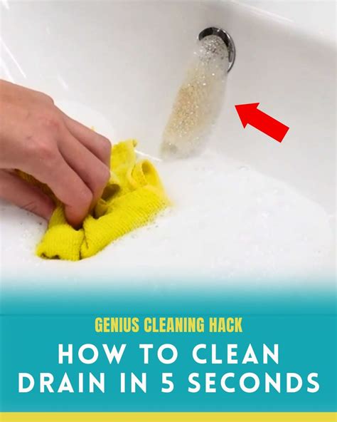 How to Clean Your Drain in 5 Seconds | Cleaning sink drains, Sink drain ...