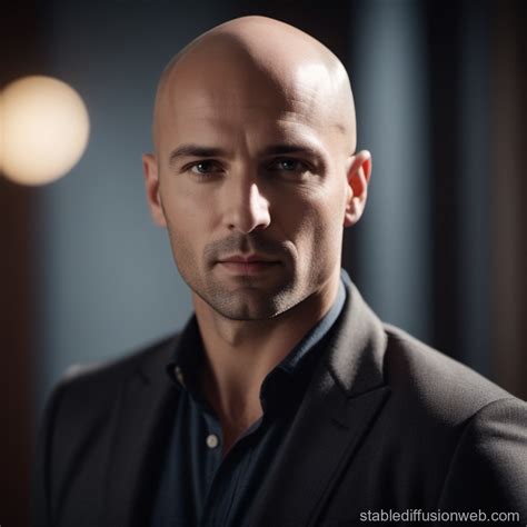 Handsome Bald Man | Stable Diffusion Online